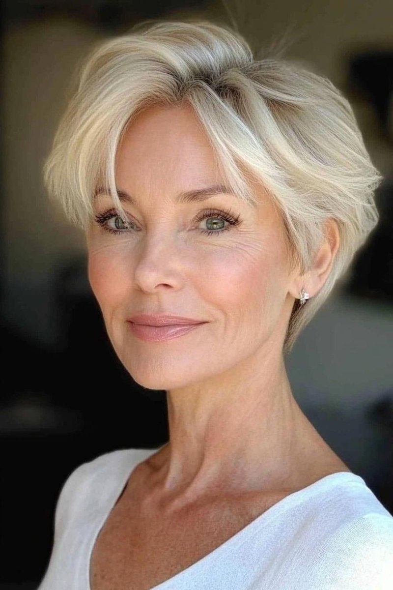 Blond Pixie Cut ab 50 moderne Ideen für Frauen