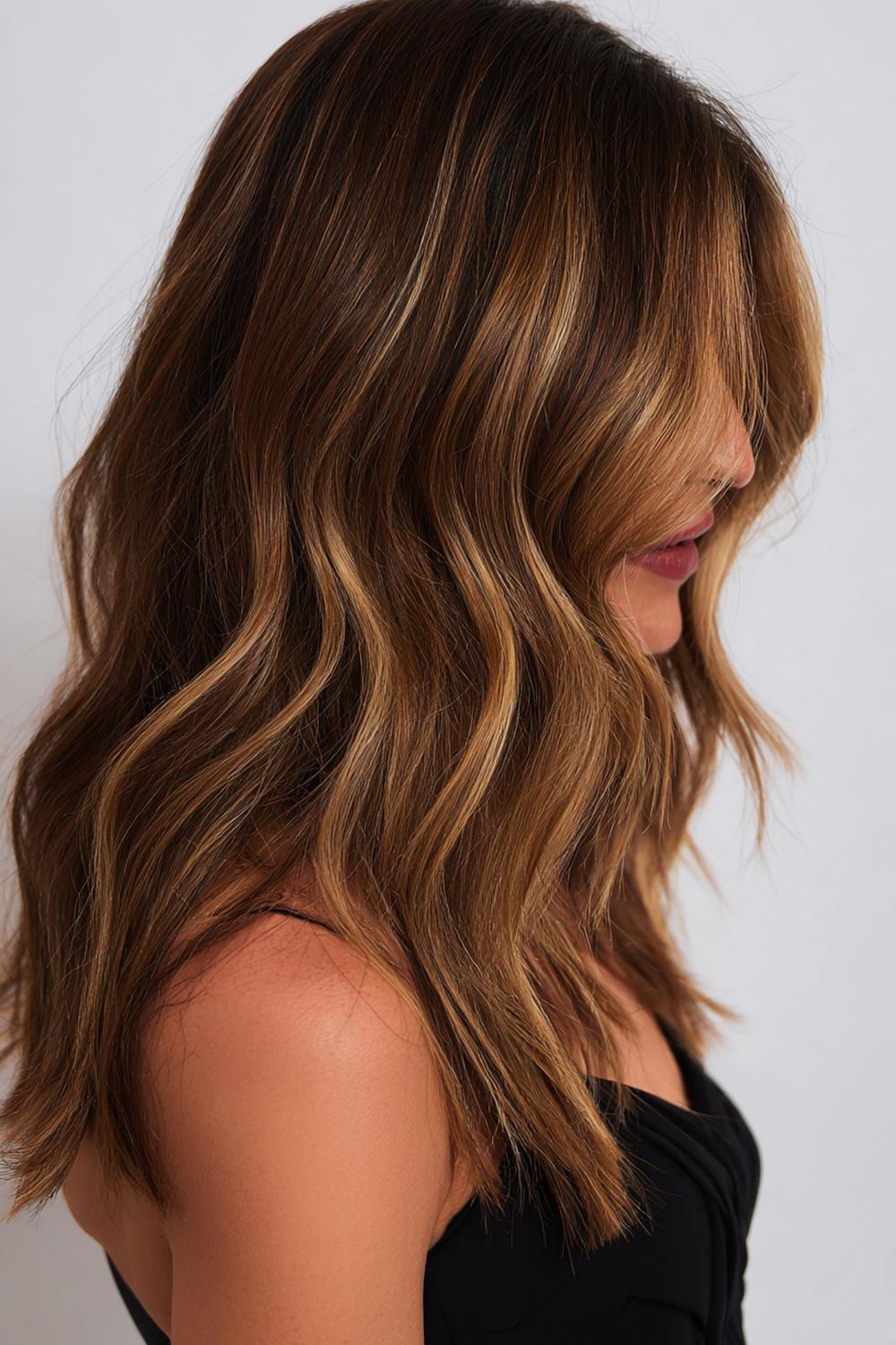 27. Haartrends 2026: Warm Honey Bronde mit goldenen Reflexen und natürlicher Tiefe