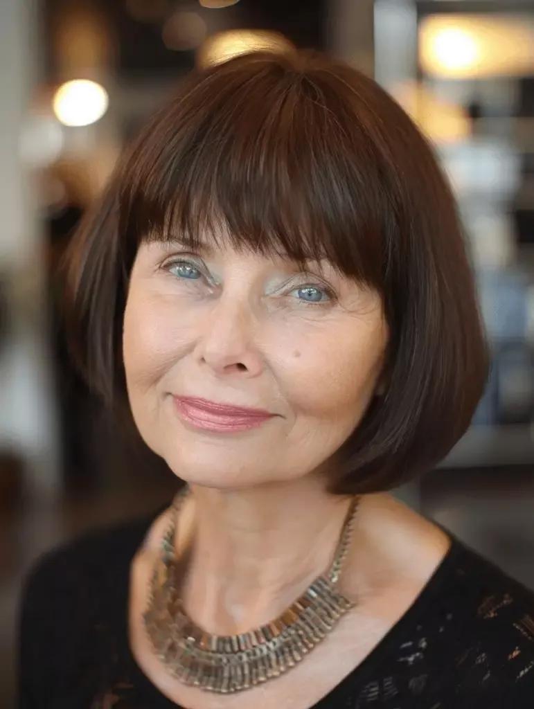 Bob Frisuren mit Pony ab 50: Die schönsten Schnitte