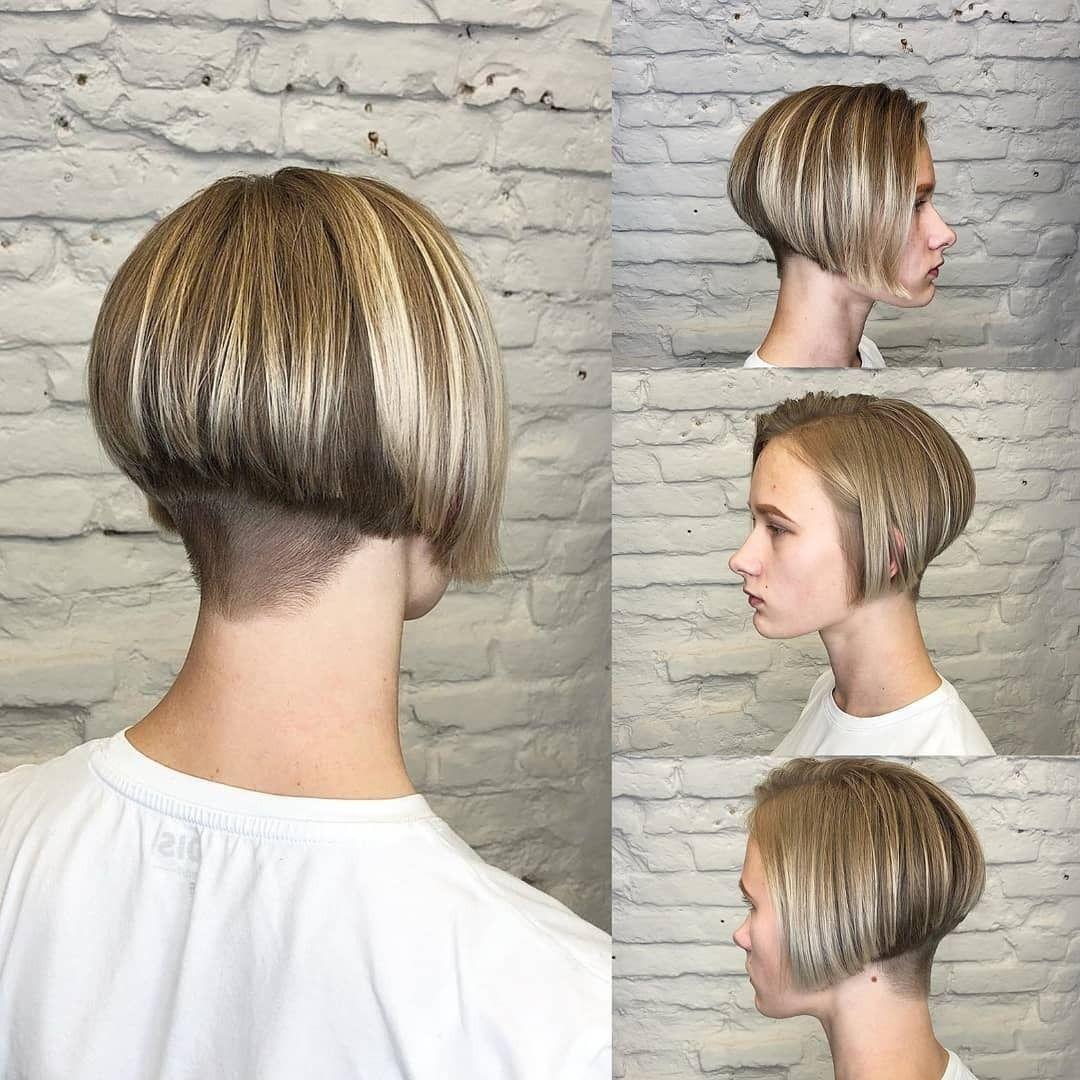 Kurzer Bob mit Undercut