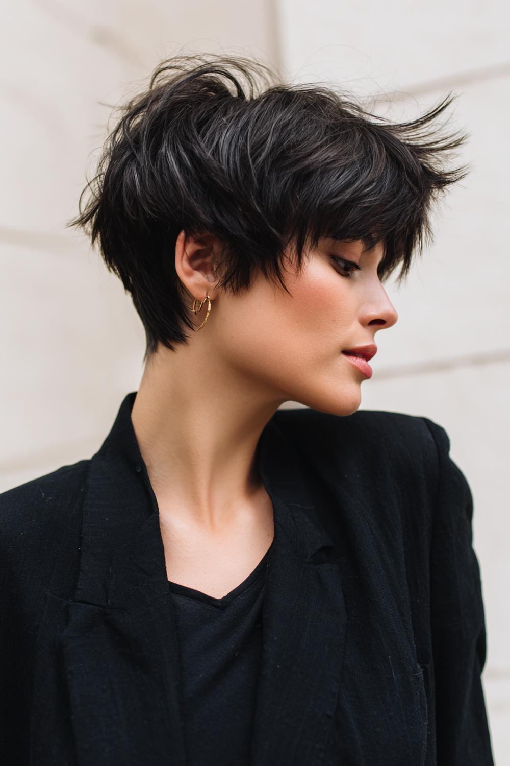 3. Mittellange Frisuren 2026 als Shag-Cut mit luftigen Stufen und Curtain Bangs