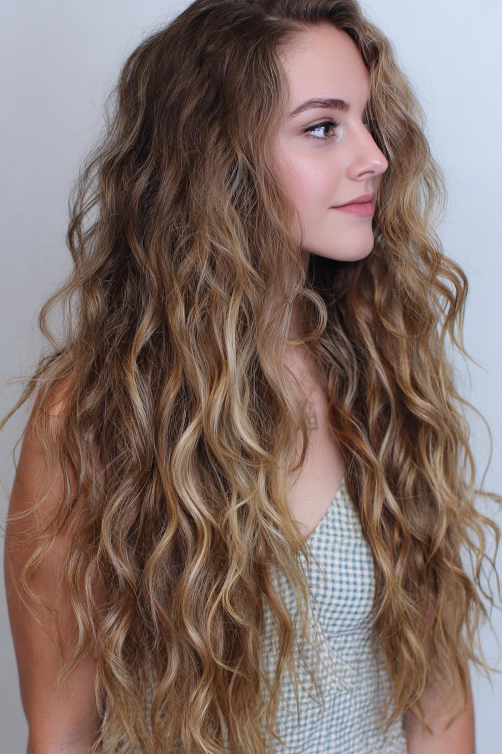 25. Neue Frisuren 2026: Beach Waves mit natürlicher Textur und Salzspray
