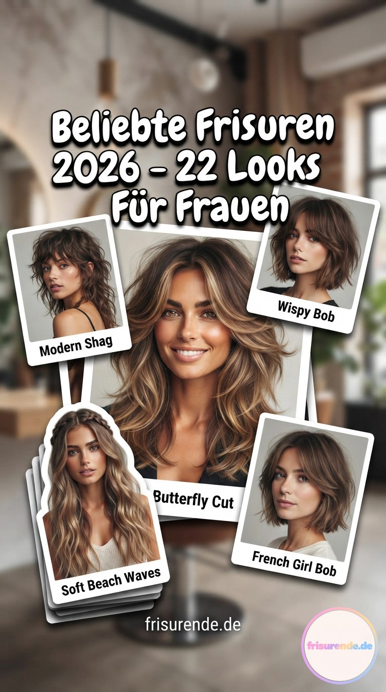 Beliebte Frisuren 2026 - 22 Looks Für Frauen