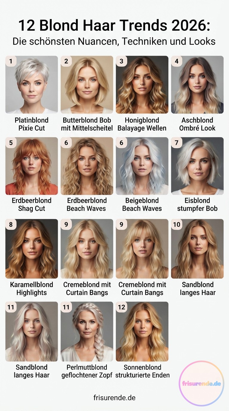 12 Blond Haar Trends 2026: Die schönsten Nuancen, Techniken und Looks für ein modernes Blond