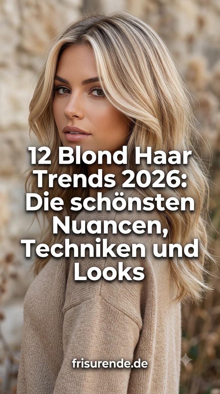 12 Blond Haar Trends 2026: Die schönsten Nuancen, Techniken und Looks für ein modernes Blond