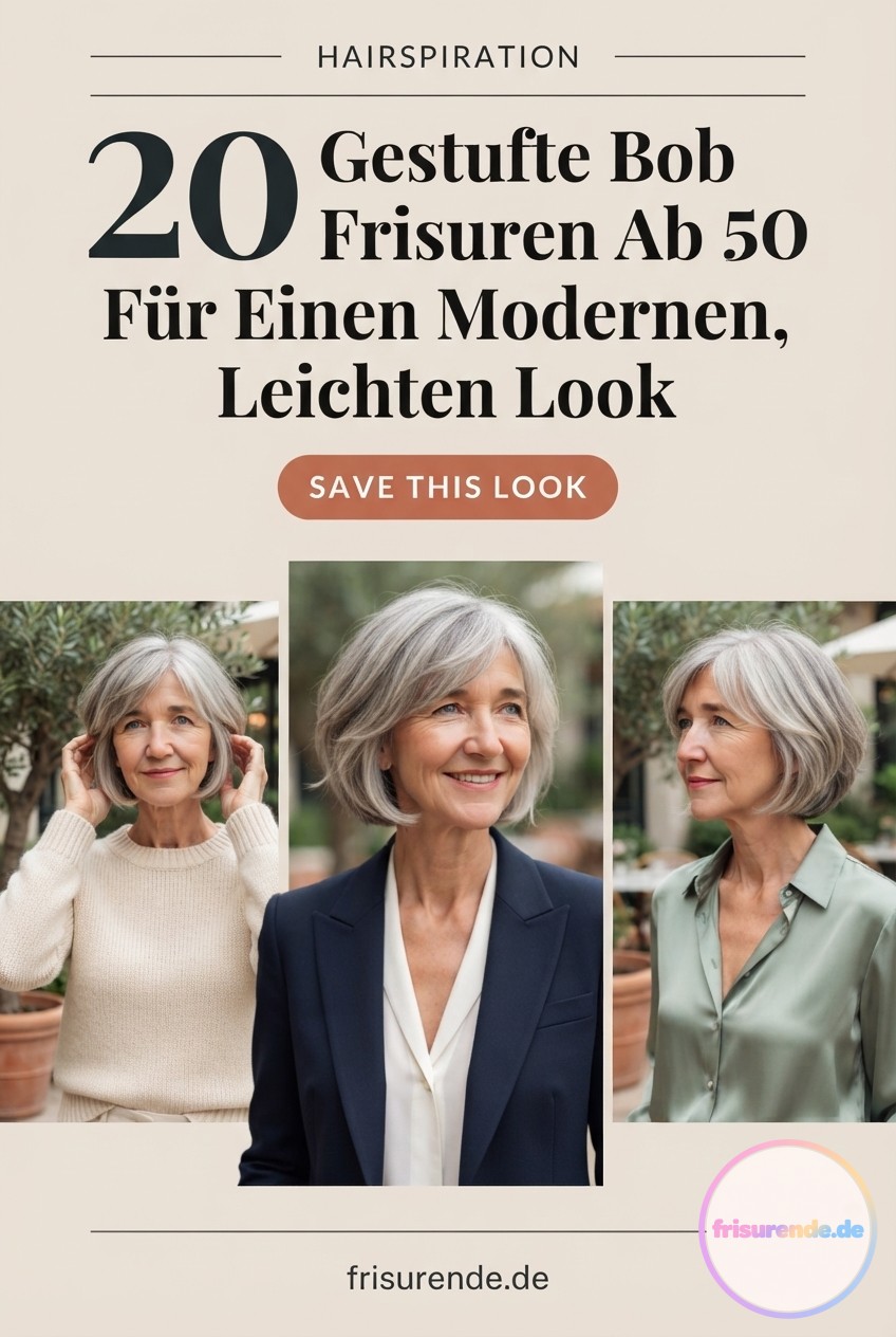 20 Gestufte Bob Frisuren Ab 50 Für Einen Modernen, Leichten Look
