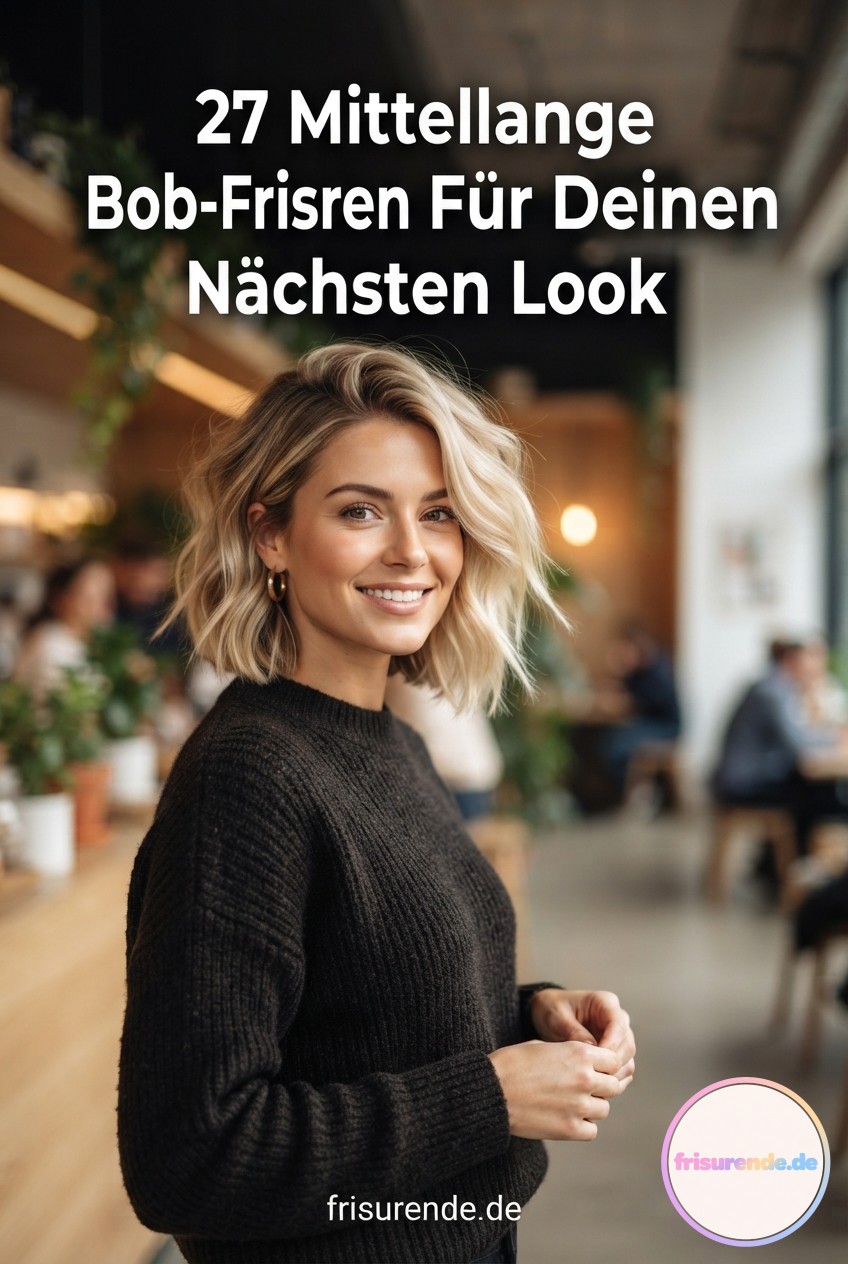 27 Mittellange Bob-Frisuren Für Deinen Nächsten Look