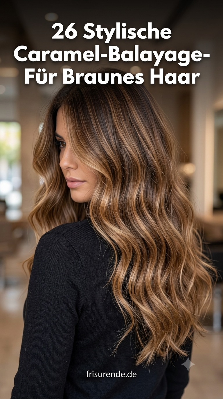 26 Stylische Caramel-Balayage-Ideen Für Braunes Haar