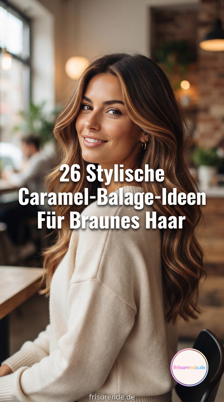 26 Stylische Caramel-Balayage-Ideen Für Braunes Haar