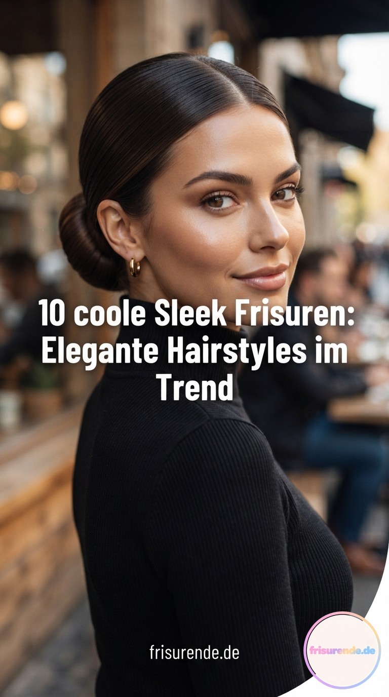 10 coole Sleek Frisuren: Elegante Hairstyles im Trend