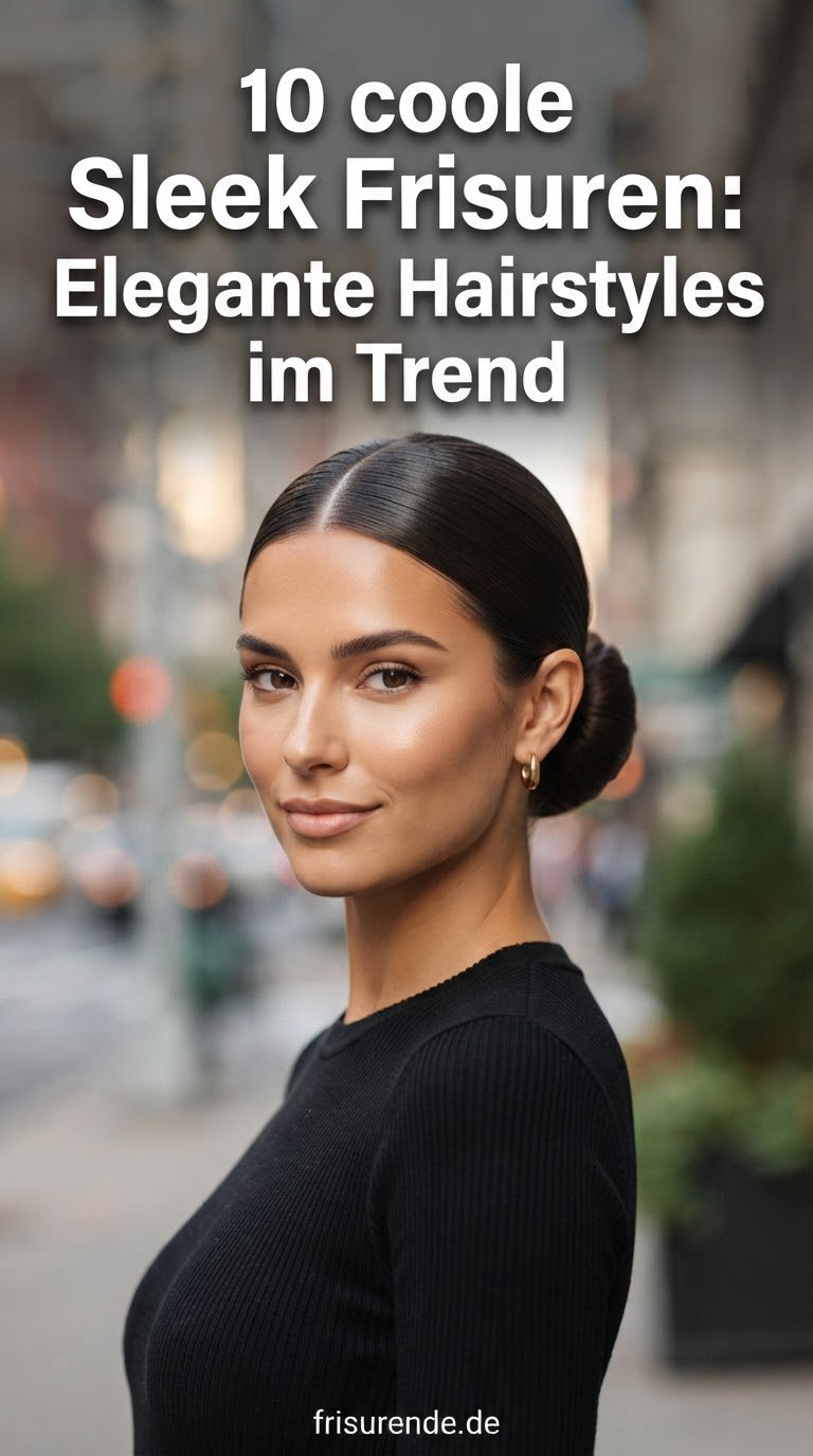 10 coole Sleek Frisuren: Elegante Hairstyles im Trend