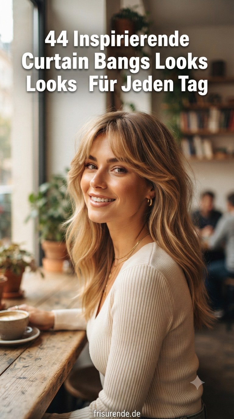44 Inspirierende Curtain Bangs Looks Für Jeden Tag