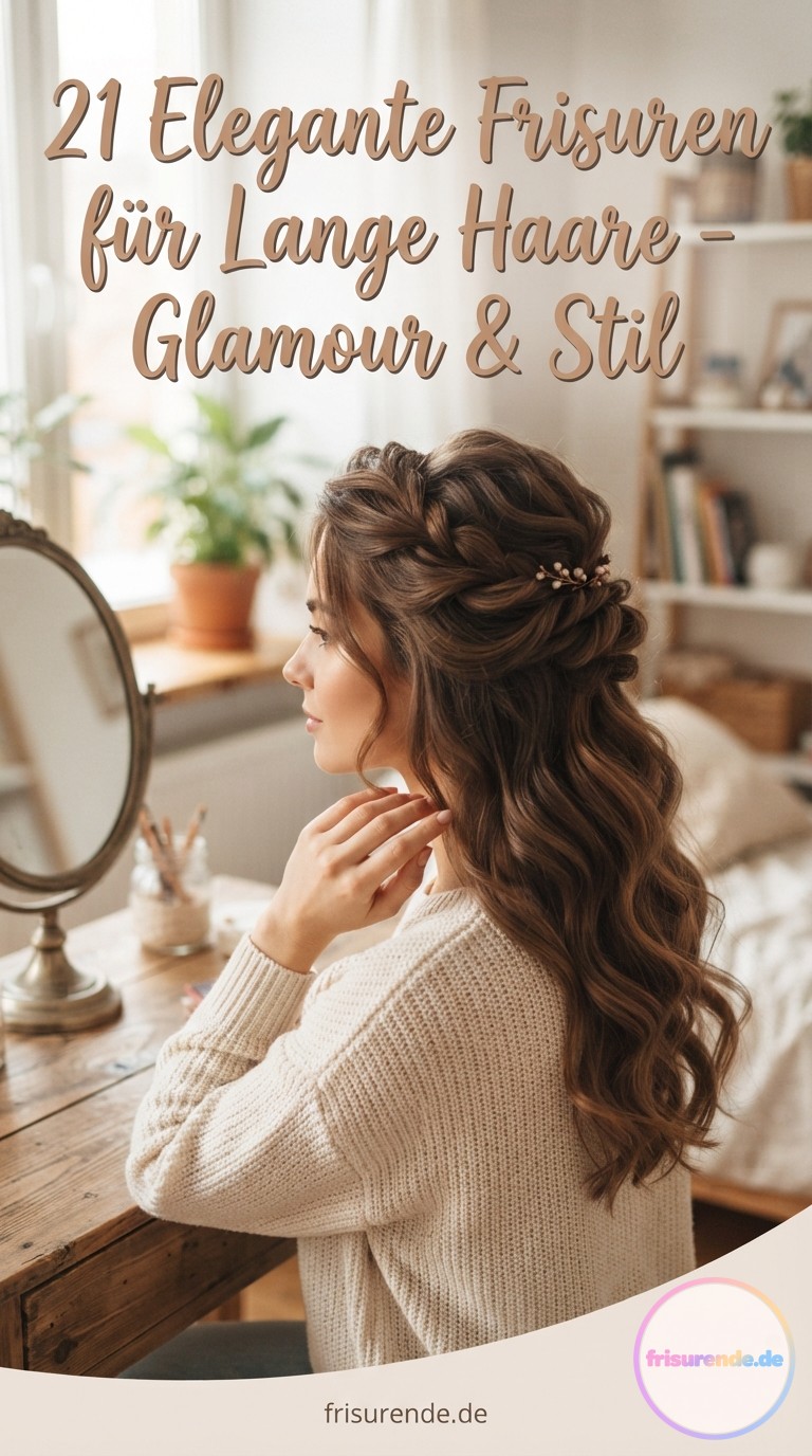 21 Elegante Frisuren für Lange Haare - Glamour & Stil