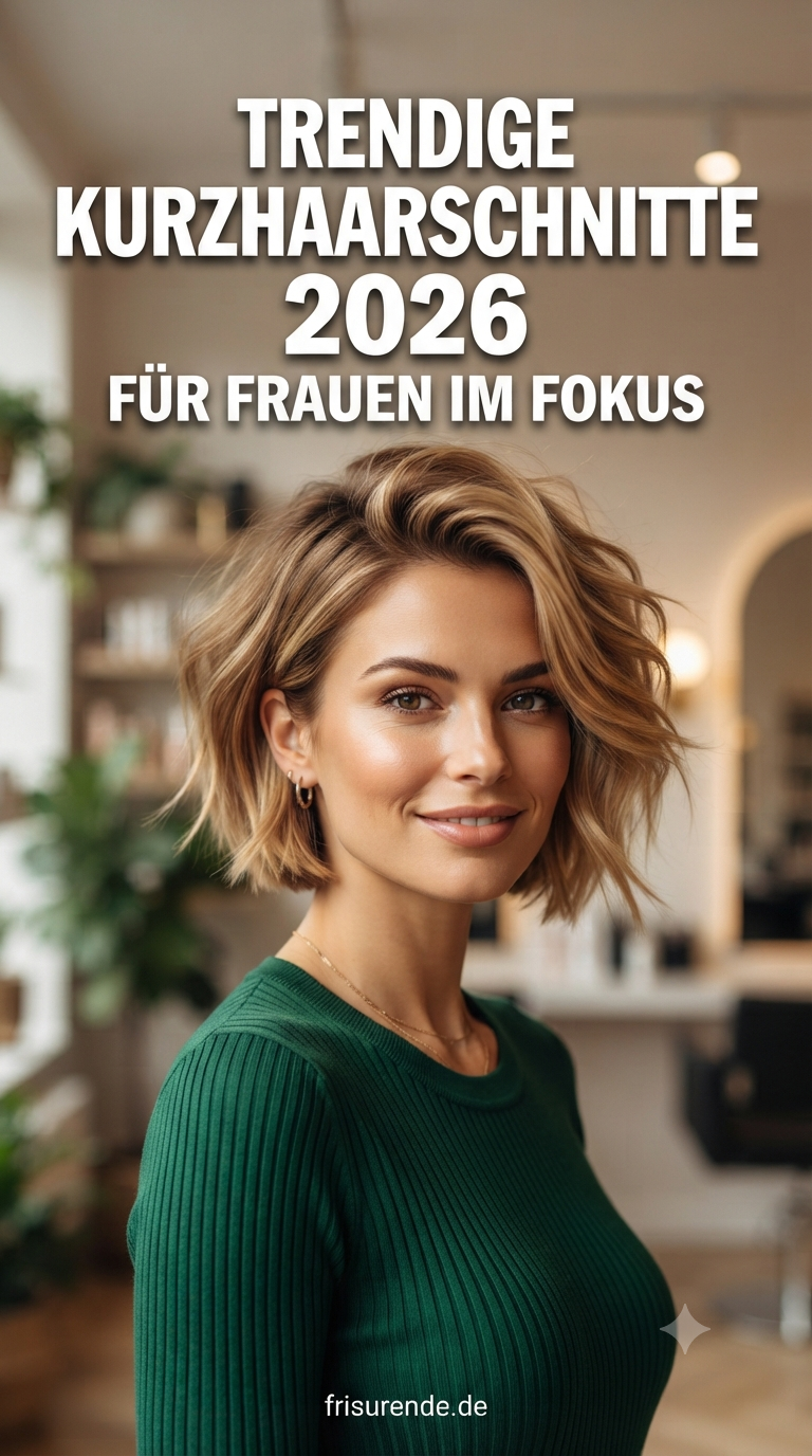 Trendige Kurzhaarschnitte 2026 Für Frauen Im Fokus