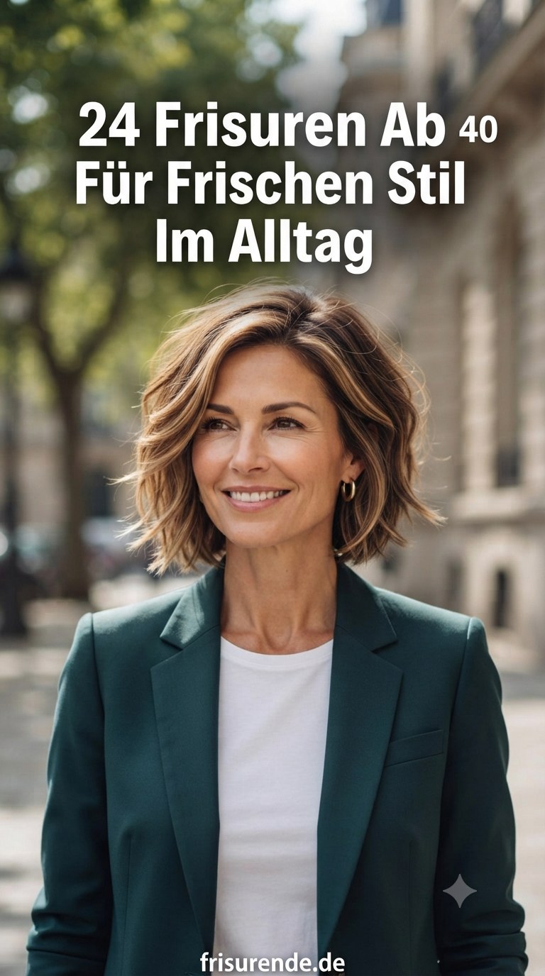 24 Frisuren Ab 40 Für Frischen Stil Im Alltag