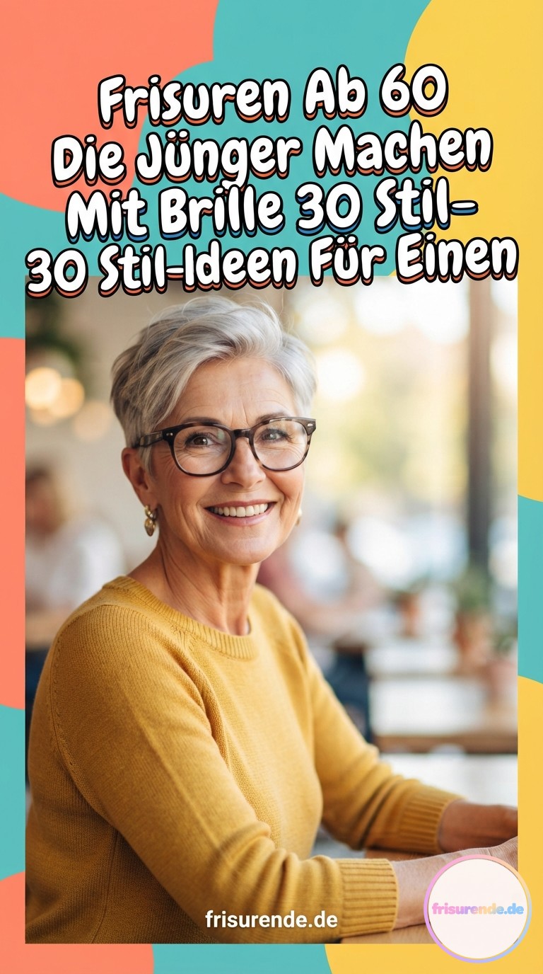 Frisuren Ab 60 Die Jünger Machen Mit Brille 30 Stil-Ideen Für Einen Frischen Look