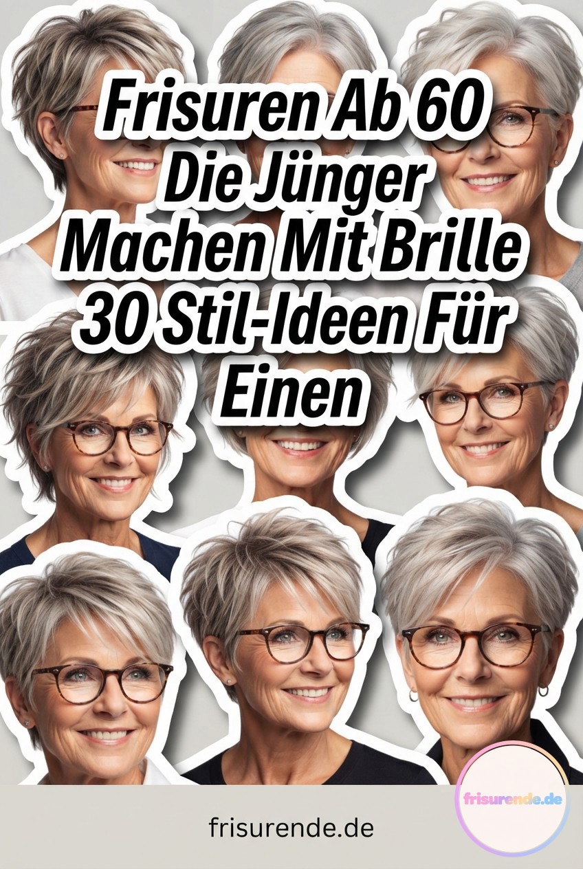 Frisuren Ab 60 Die Jünger Machen Mit Brille 30 Stil-Ideen Für Einen Frischen Look