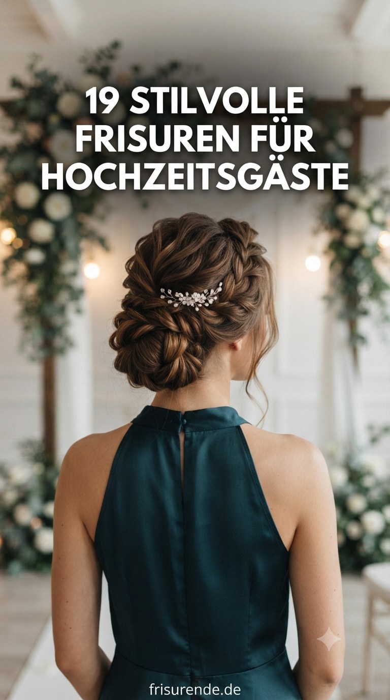 19 Stilvolle Frisuren für Hochzeitsgäste