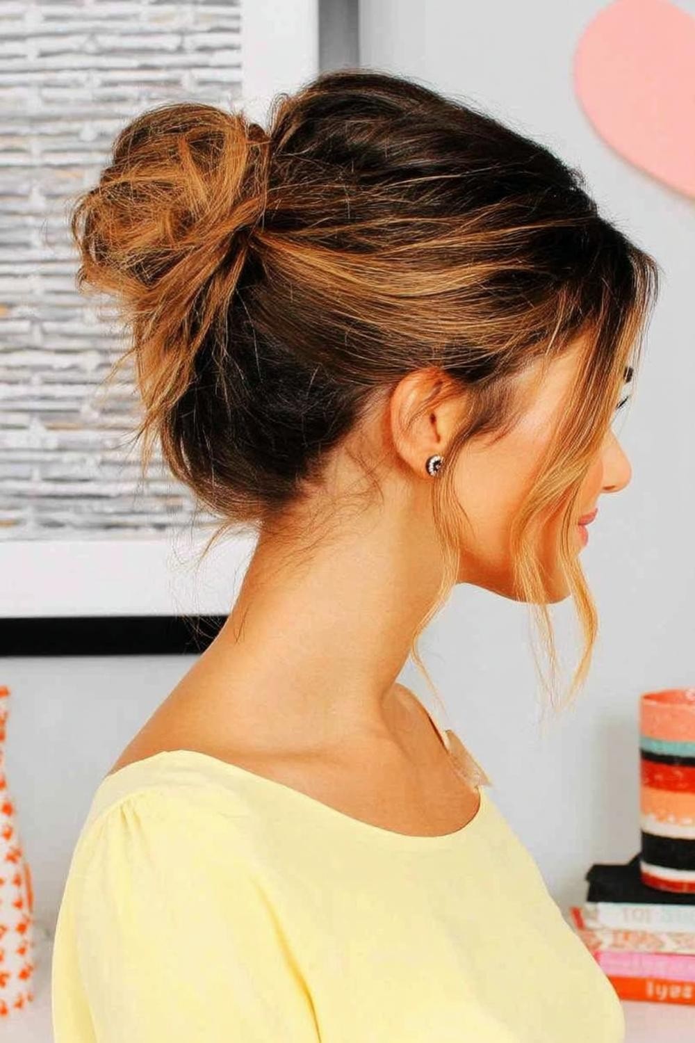 Hoher Messy Bun