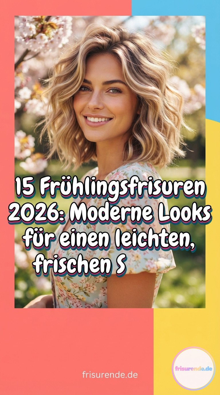 15 Frühlingsfrisuren 2026: Moderne Looks für einen leichten, frischen Saisonstart