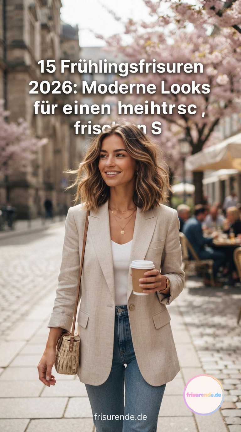 15 Frühlingsfrisuren 2026: Moderne Looks für einen leichten, frischen Saisonstart