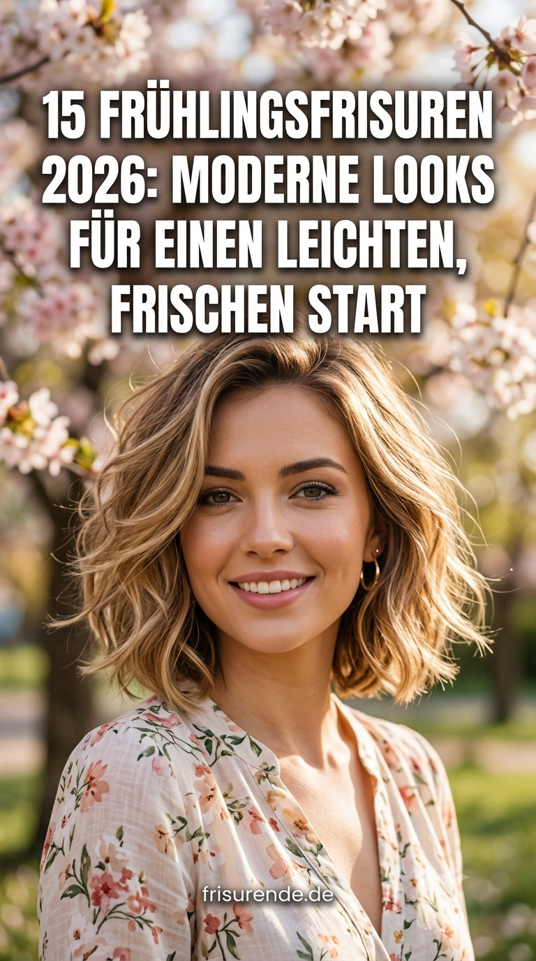 15 Frühlingsfrisuren 2026: Moderne Looks für einen leichten, frischen Saisonstart