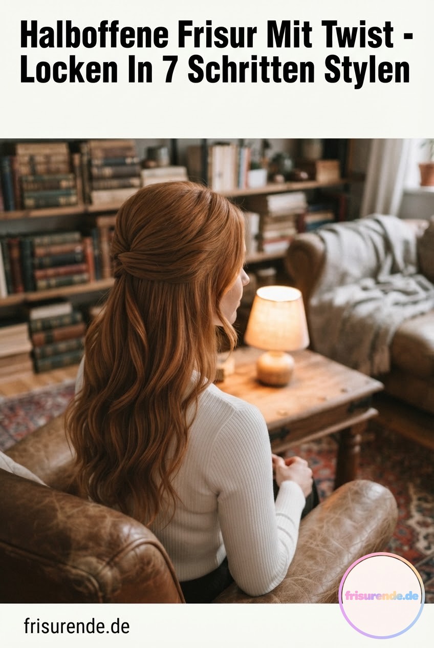 Halboffene Frisur Mit Twist - Locken In 7 Schritten Stylen