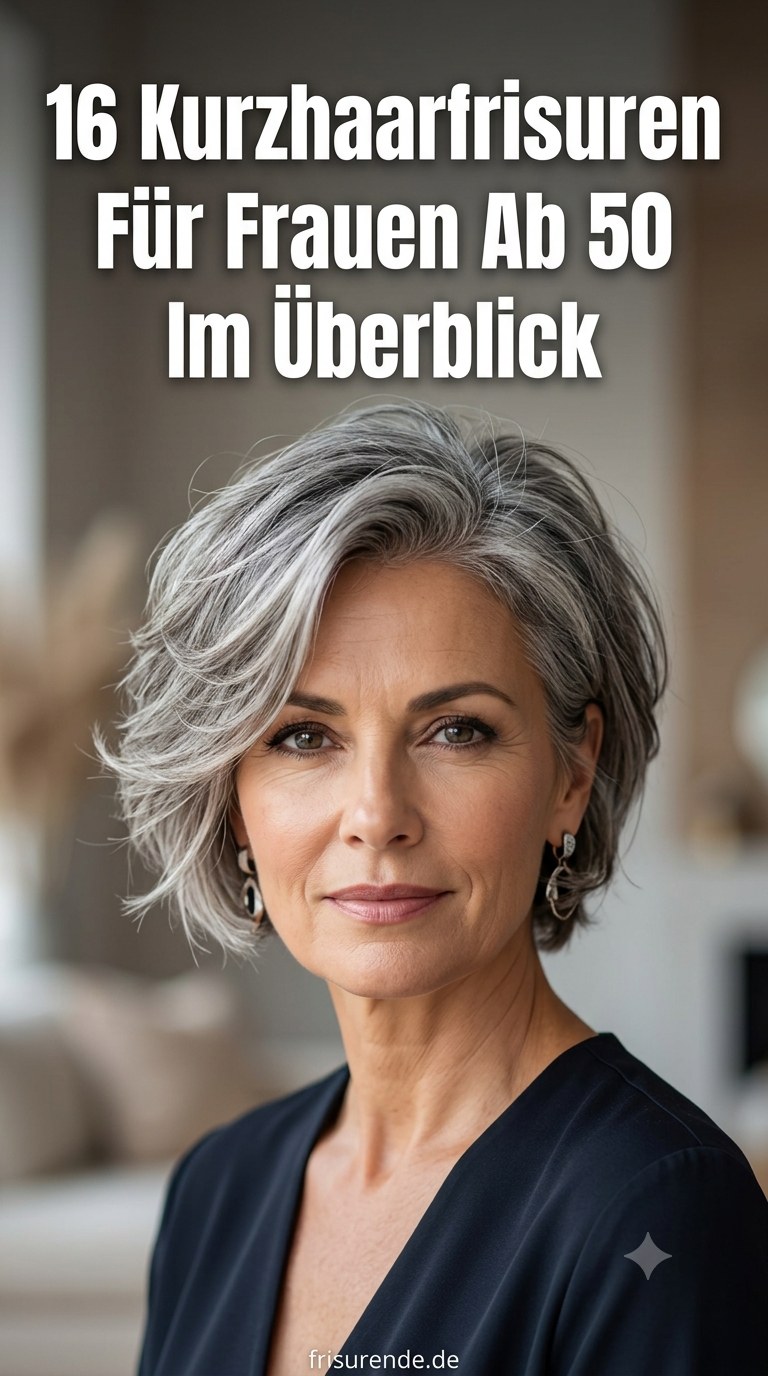 16 Kurzhaarfrisuren Für Frauen Ab 50 Im Überblick
