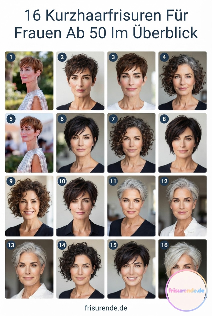 16 Kurzhaarfrisuren Für Frauen Ab 50 Im Überblick