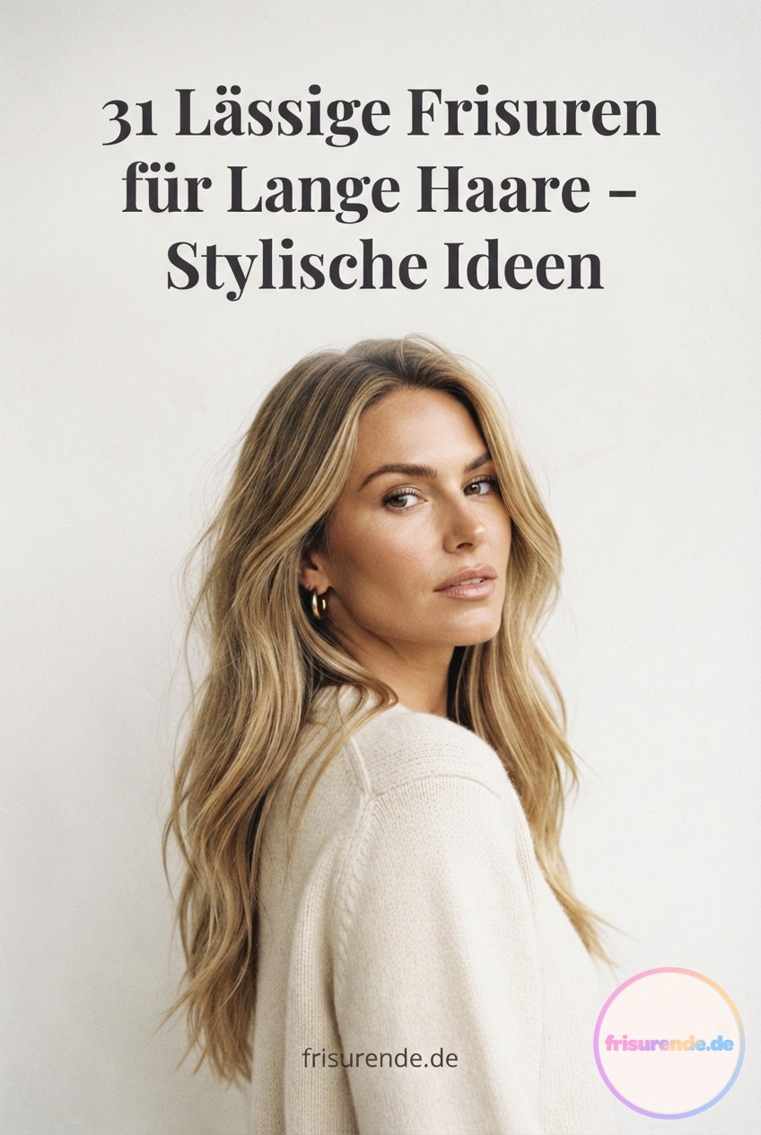 31 Lässige Frisuren für Lange Haare - Stylische Ideen