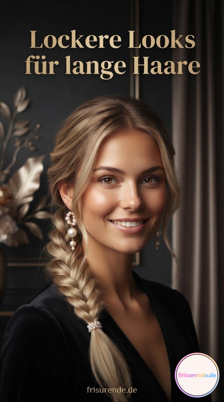 Lockere Looks für lange Haare