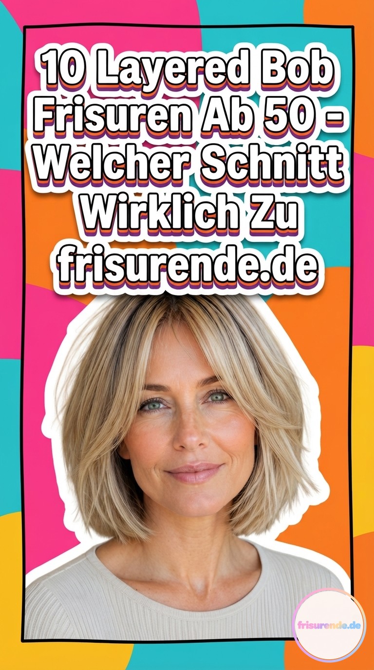 10 Layered Bob Frisuren Ab 50 - Welcher Schnitt Wirklich Zu