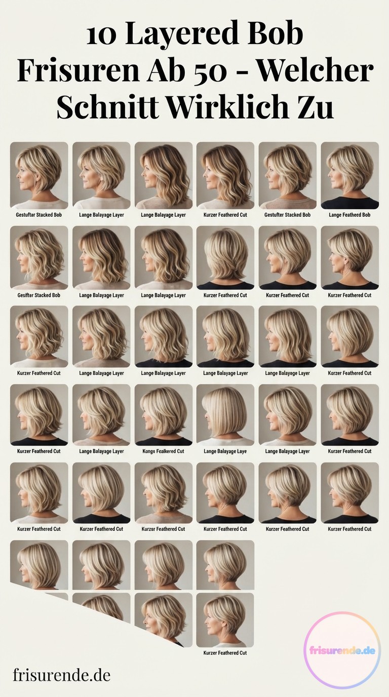 10 Layered Bob Frisuren Ab 50 - Welcher Schnitt Wirklich Zu