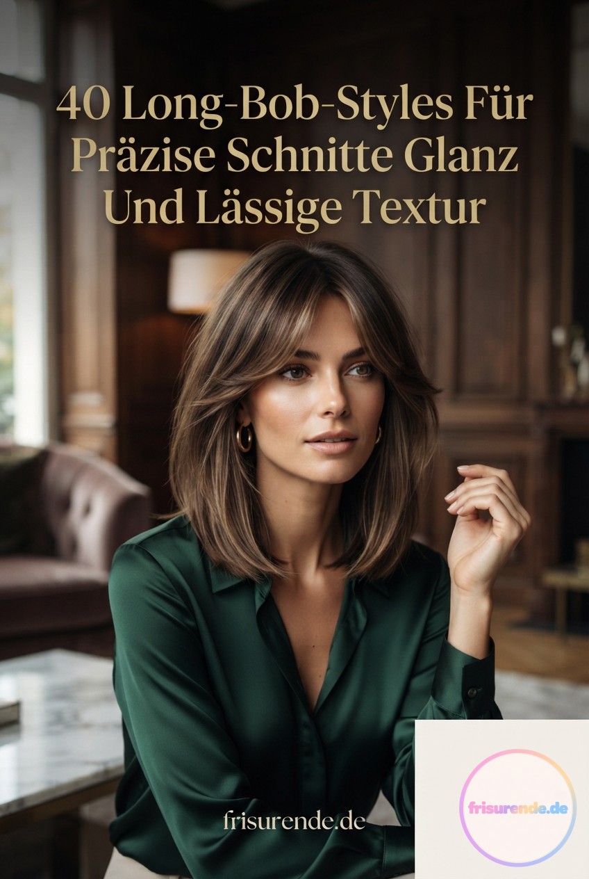40 Long-Bob-Styles Für Präzise Schnitte Glanz Und Lässige Textur