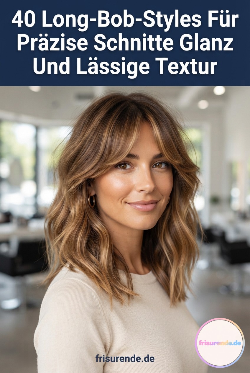 40 Long-Bob-Styles Für Präzise Schnitte Glanz Und Lässige Textur