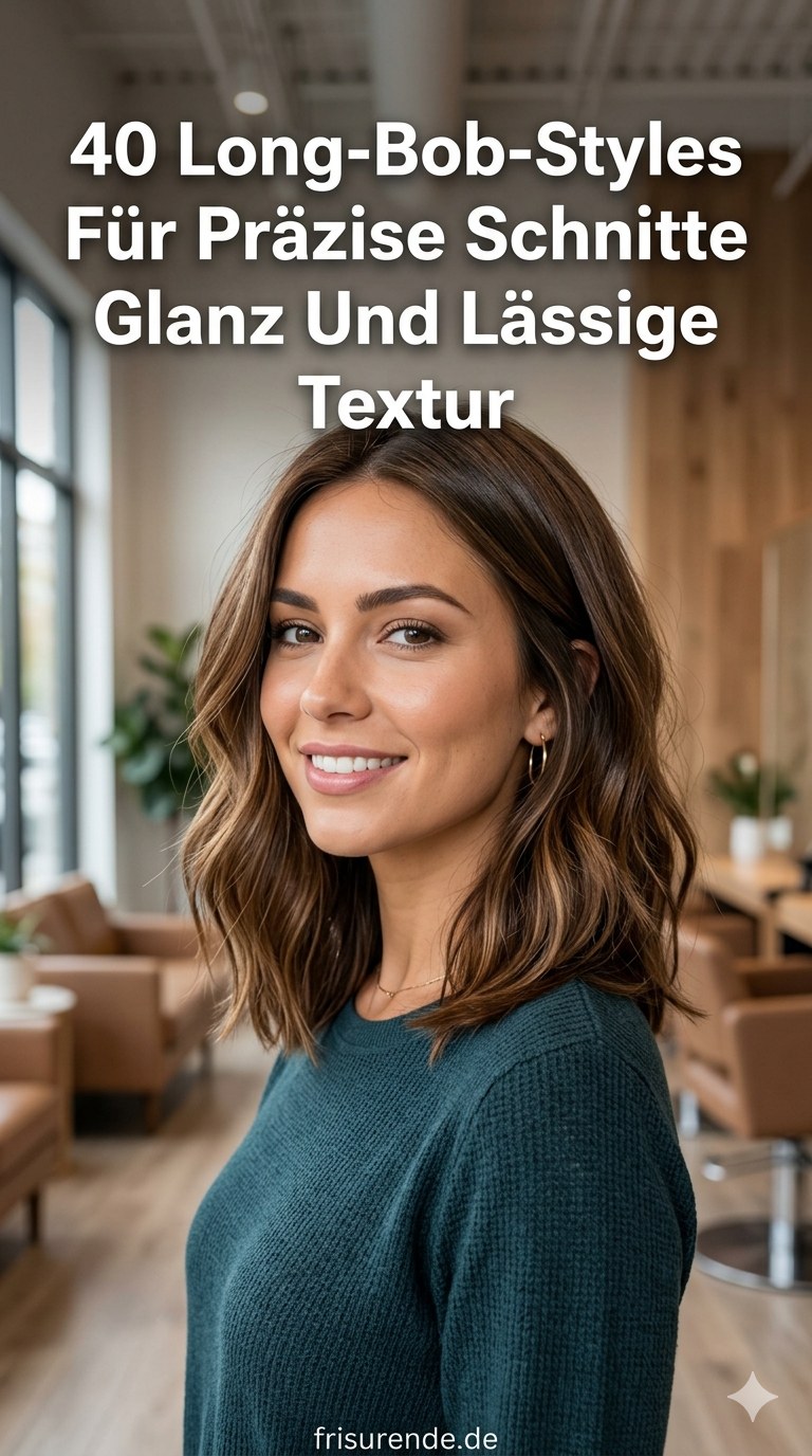 40 Long-Bob-Styles Für Präzise Schnitte Glanz Und Lässige Textur