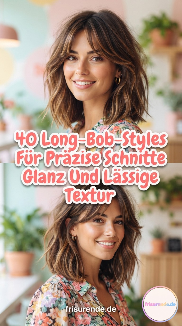 40 Long-Bob-Styles Für Präzise Schnitte Glanz Und Lässige Textur