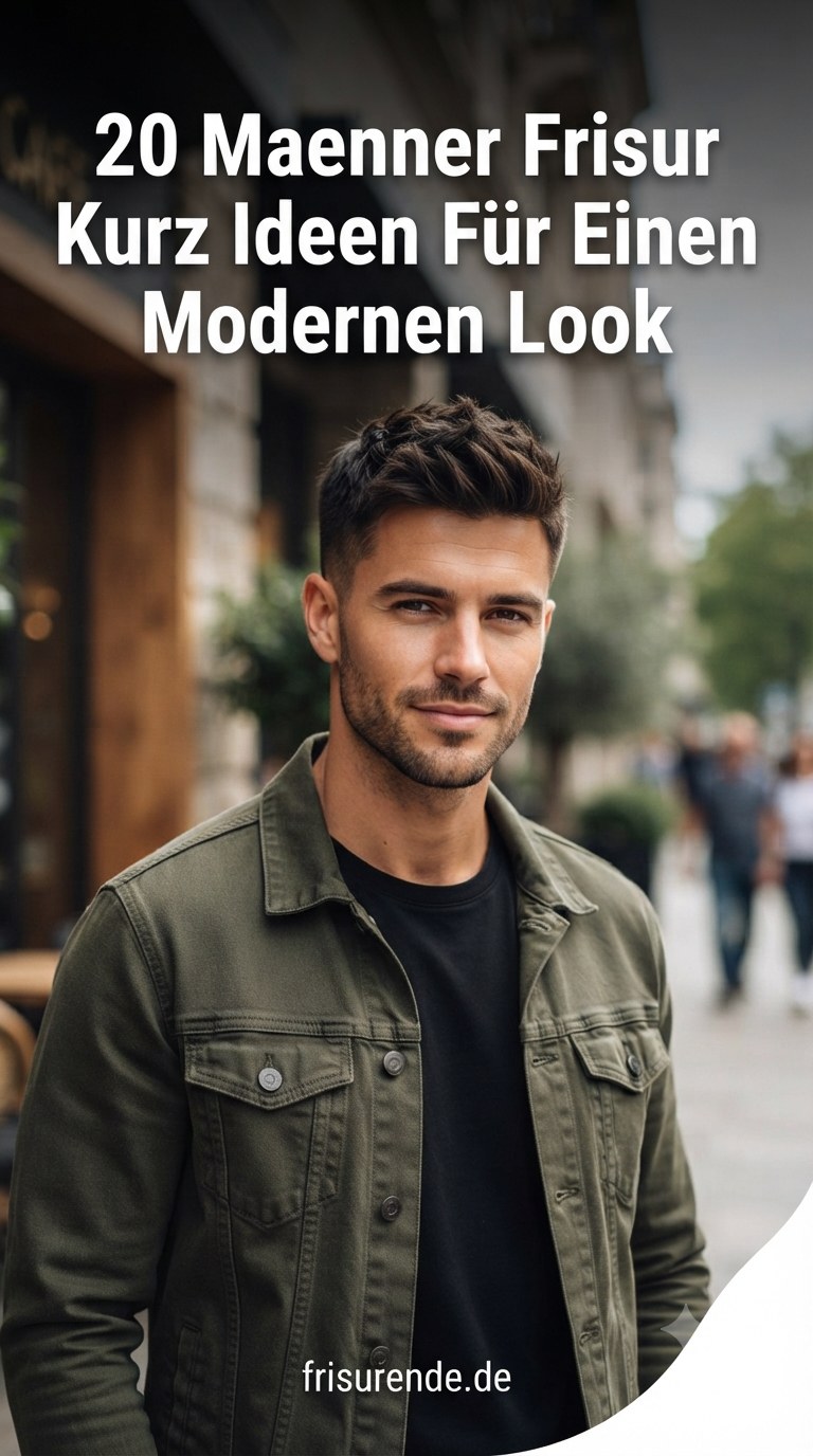 20 Maenner Frisur Kurz Ideen Für Einen Modernen Look