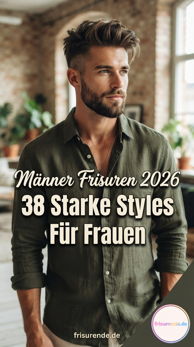 Männer Frisuren 2026 - 38 Starke Styles Für Frauen