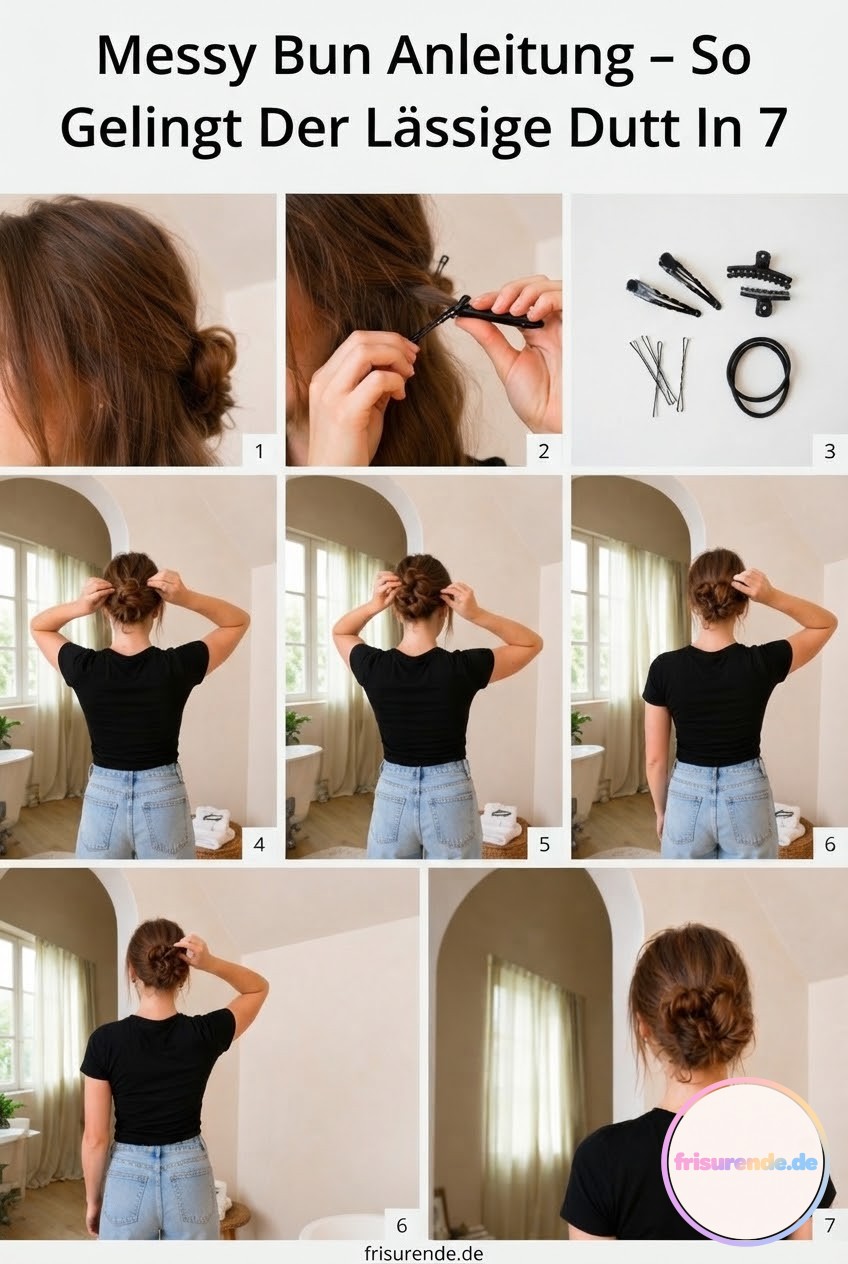 Messy Bun Anleitung - So Gelingt Der Lässige Dutt In 7
