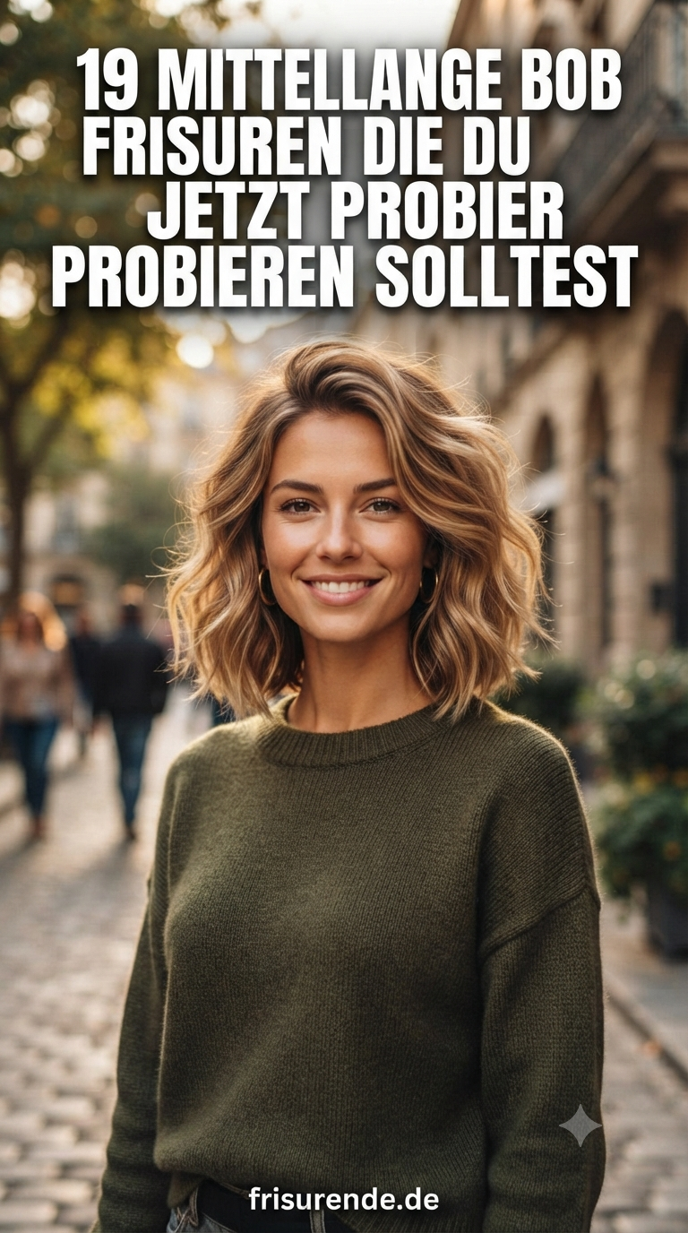 19 Mittellange Bob Frisuren Die Du Jetzt Probieren Solltest