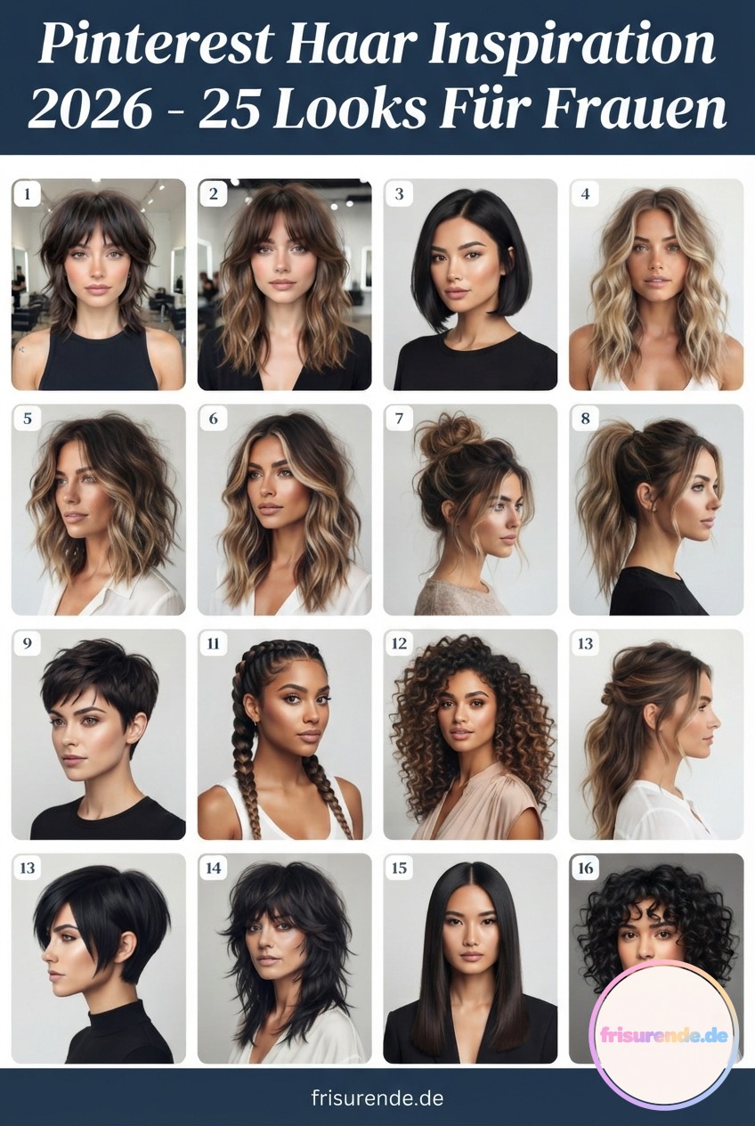 Pinterest Haar Inspiration 2026 - 25 Looks Für Frauen