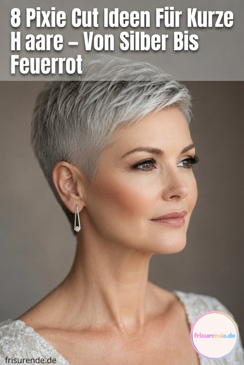 8 Pixie Cut Ideen Für Kurze Haare – Von Silber Bis Feuerrot