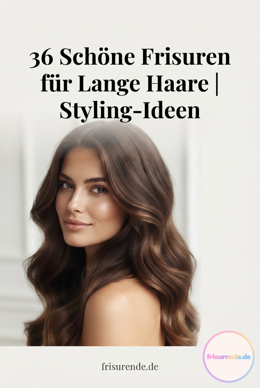 36 Schöne Frisuren für Lange Haare | Styling-Ideen