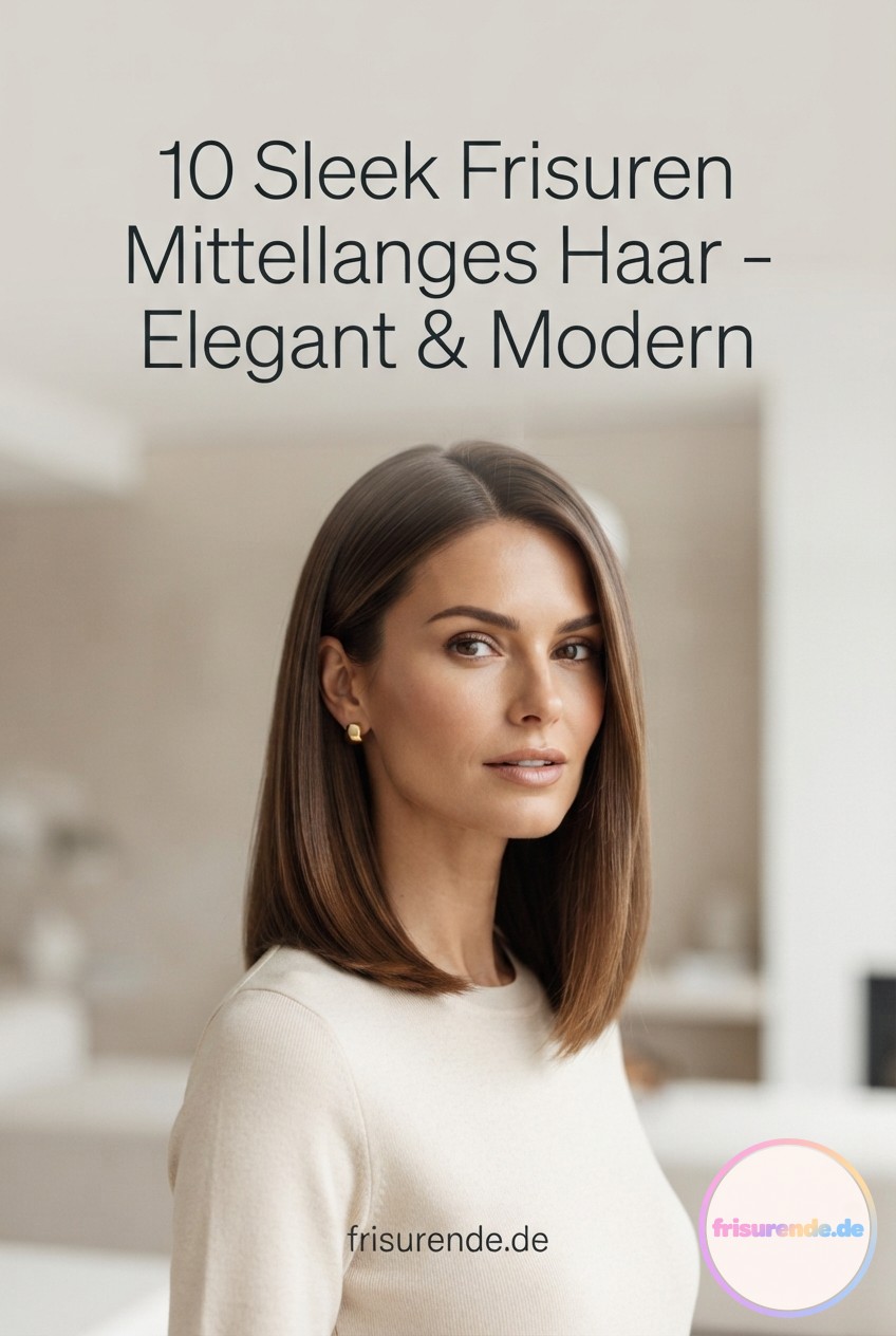 10 Sleek Frisuren Mittellanges Haar - Elegant & Modern