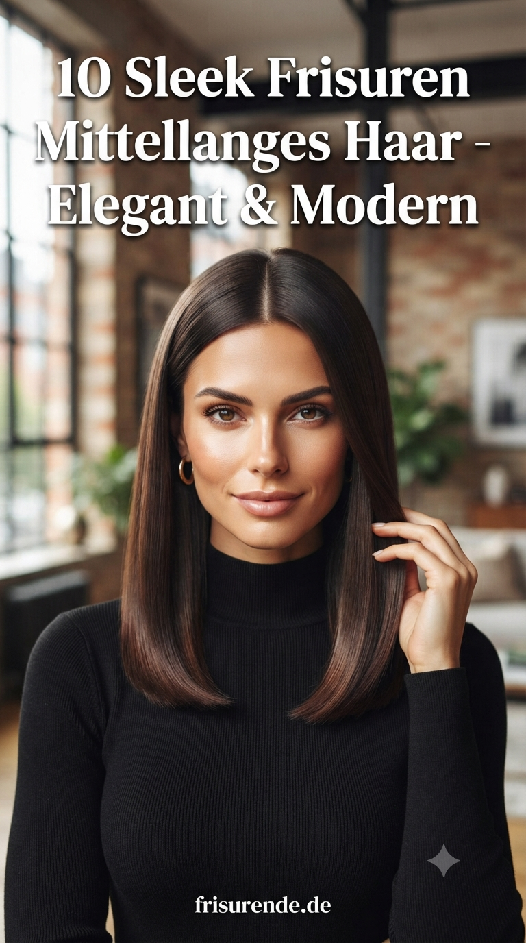 10 Sleek Frisuren Mittellanges Haar - Elegant & Modern