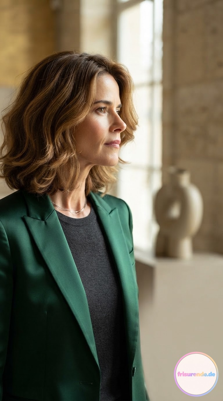 Mittellange Stufen für deinen Look