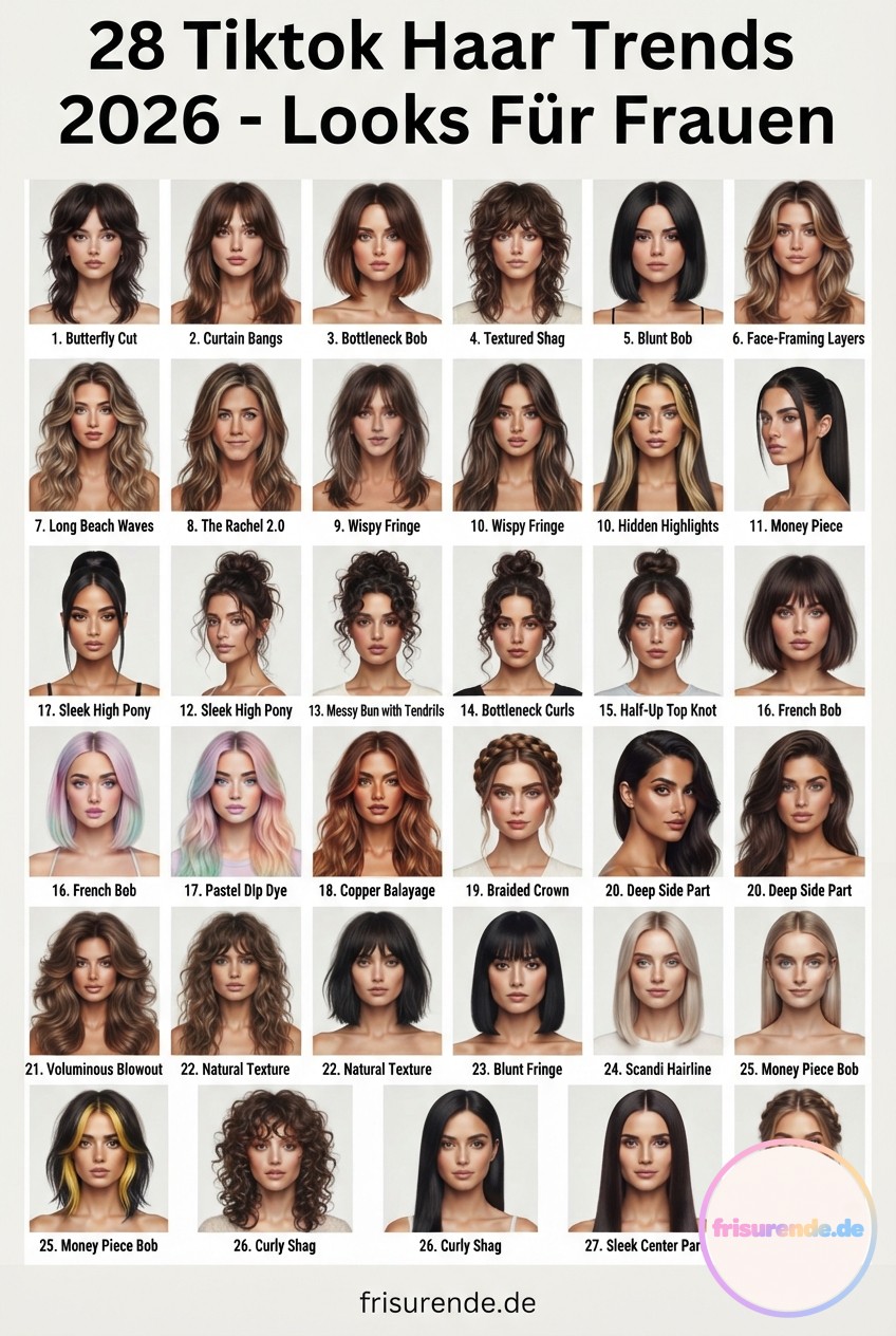28 Tiktok Haar Trends 2026 - Looks Für Frauen