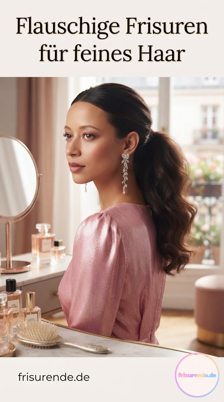 Flauschige Frisuren für feines Haar