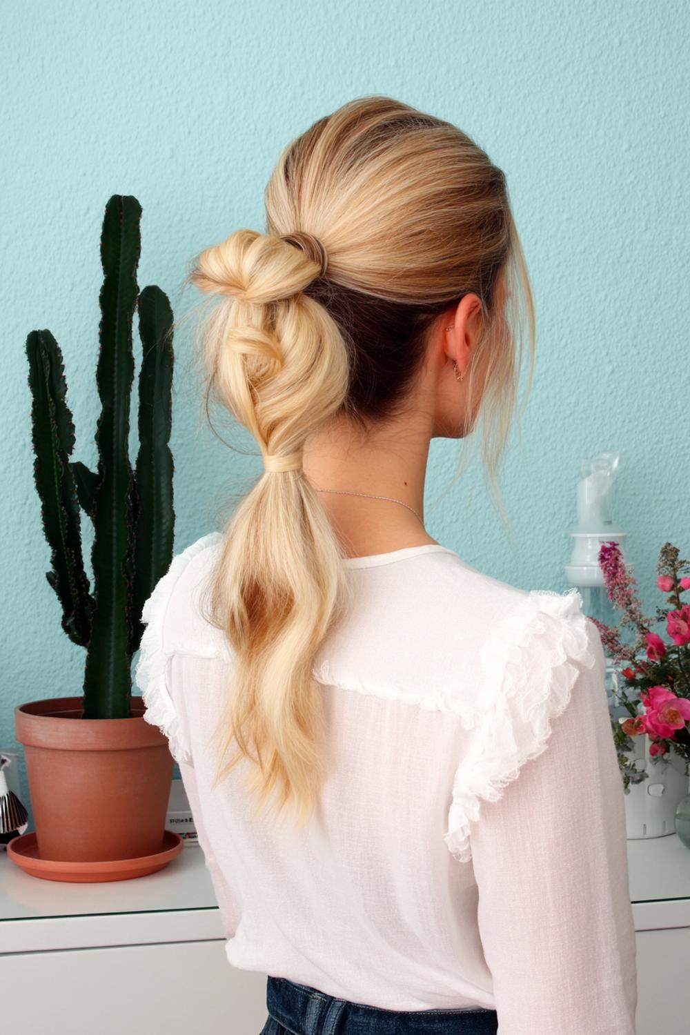 Twisted Half-Up Glamour